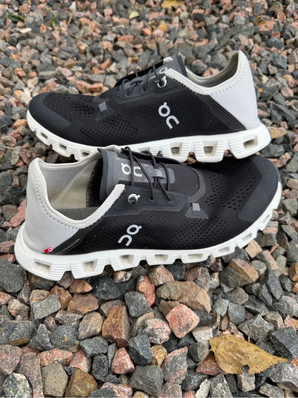 On Running Men's Cloud Sneakers in Black and White